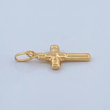 Dije Cruz 0.25gr / 3/4 in / Oro Amarillo 18K $