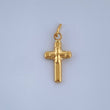 Dije Cruz 0.25gr / 3/4 in / Oro Amarillo 18K $