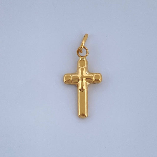 Dije Cruz 0.25gr / 3/4 in / Oro Amarillo 18K $