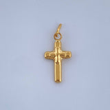 Dije Cruz 0.25gr / 3/4 in / Oro Amarillo 18K $