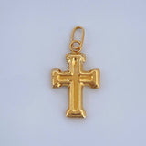 Dije Cruz 0.35gr / 3/4 in / Oro Amarillo 18K %