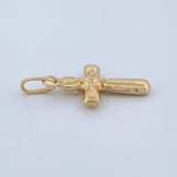 Dije Cruz Estrella 0.3gr / 3/4 in / Oro Amarillo 18K $