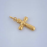 Dije Cruz Estrella 0.3gr / 3/4 in / Oro Amarillo 18K $