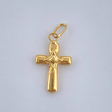 Dije Cruz Estrella 0.3gr / 3/4 in / Oro Amarillo 18K $