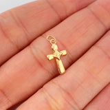 Dije Cruz Estrella 0.3gr / 3/4 in / Oro Amarillo 18K $