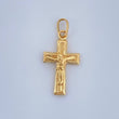 Dije Cruz Cristo 0.5gr / 3/4 in / Oro Amarillo 18K $