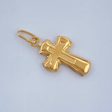Dije Cruz 0.35gr / 3/4 in / Oro Amarillo 18K $