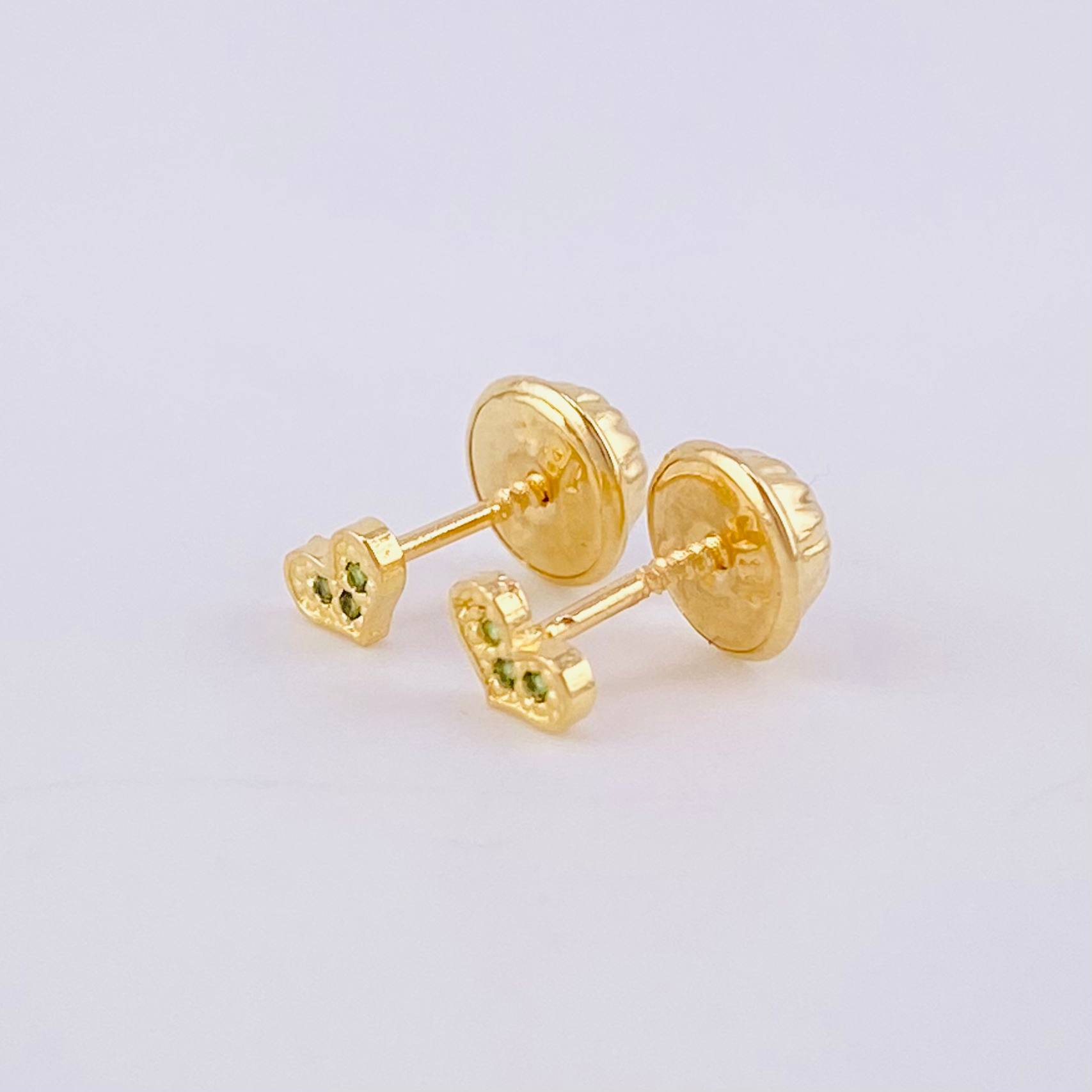 Topos Corazón 0.45g / in / 1.3mm Oro Amarillo 18K
