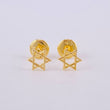 Topos Estrella De David Silueta 0.5g / in / 7mm Oro Amarillo 18K