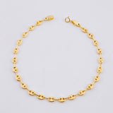 Pulso GC Diamantado 2.65g / 7 3/4 in / 2.4mm Oro Amarillo 18K