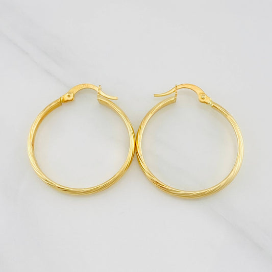 Candongas Ozy 1.8g / 1 in Oro Amarillo 18K