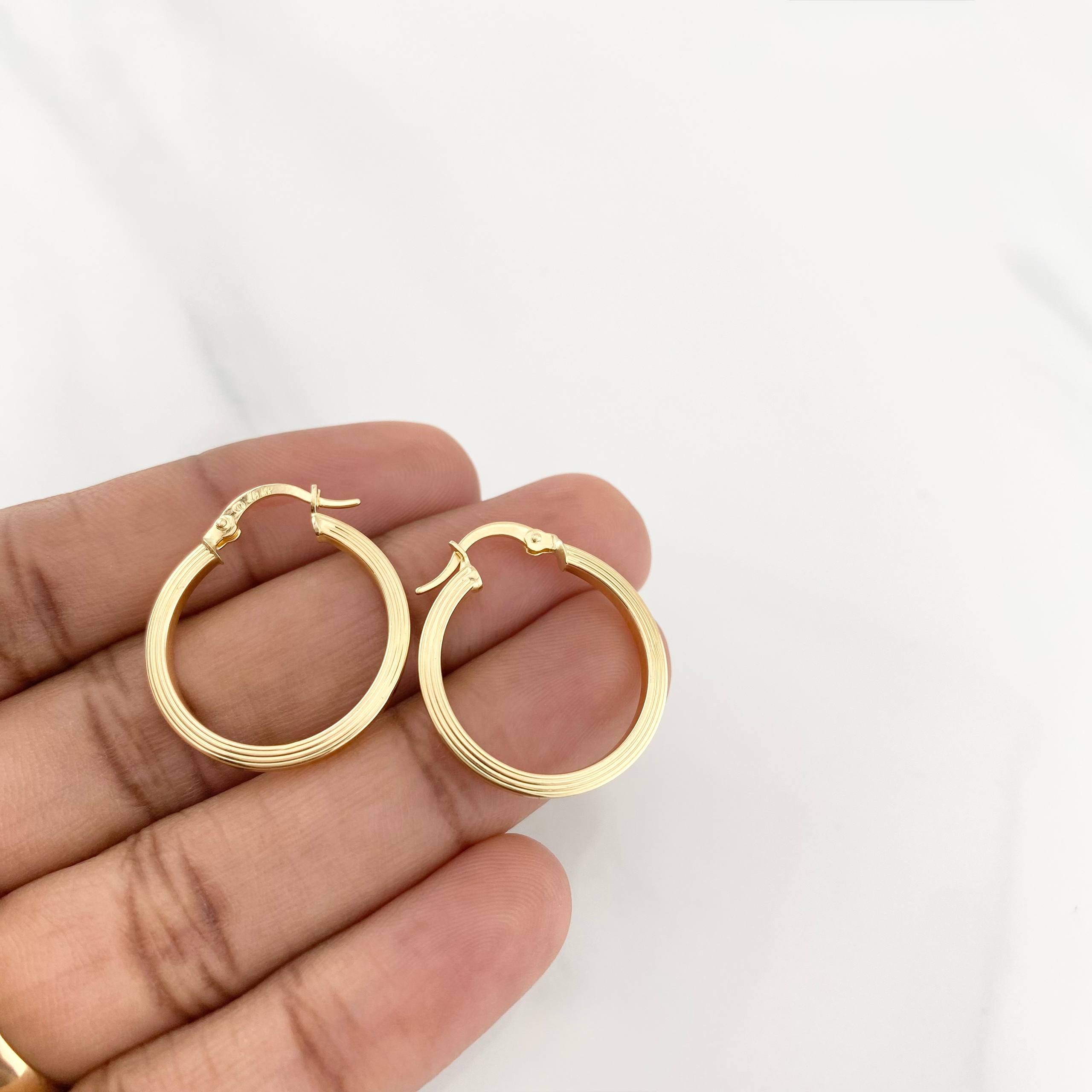 Candongas Andy 1.65g / 1 in Oro Amarillo 18K