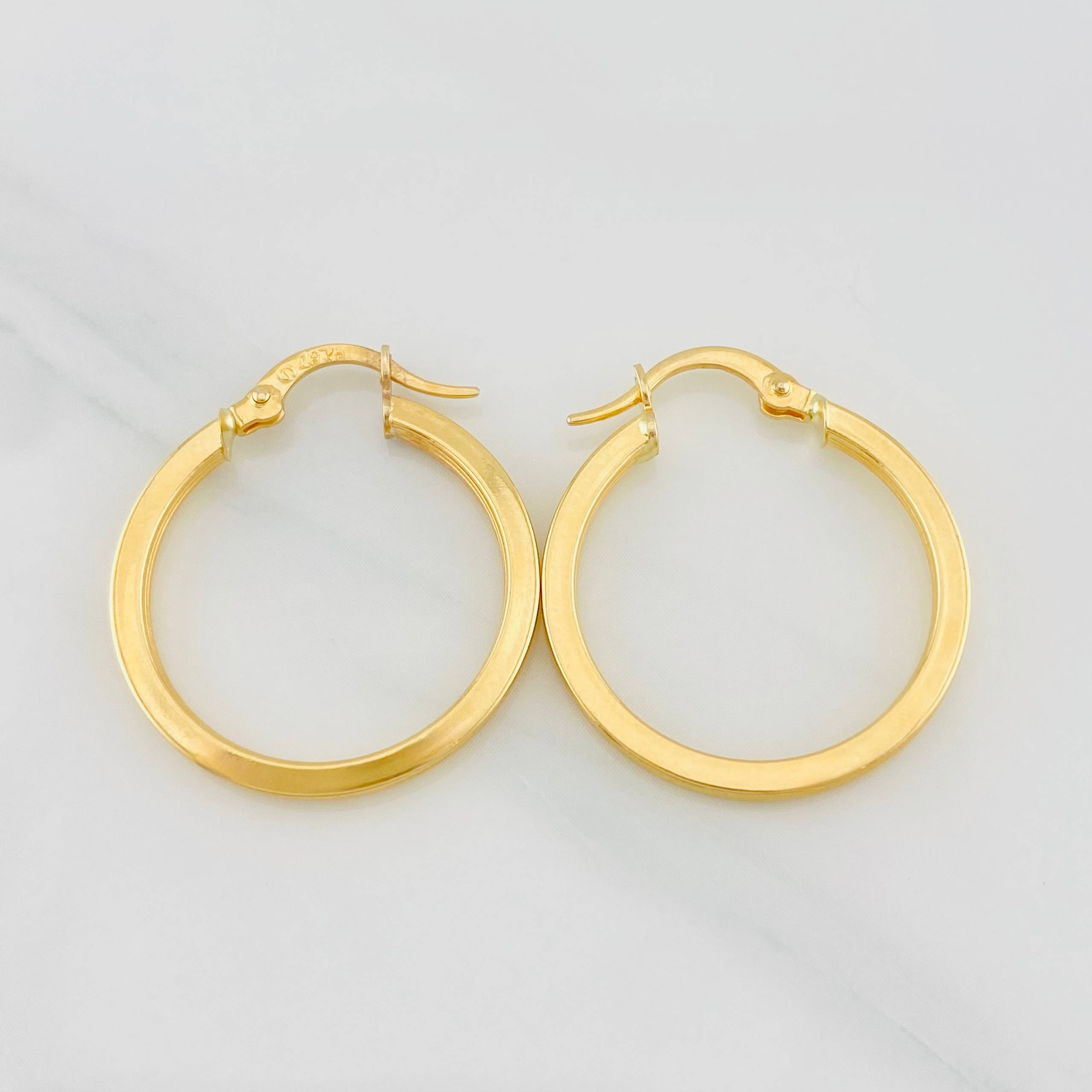 Candongas Andy 1.8g / 1 in Oro Amarillo 18K