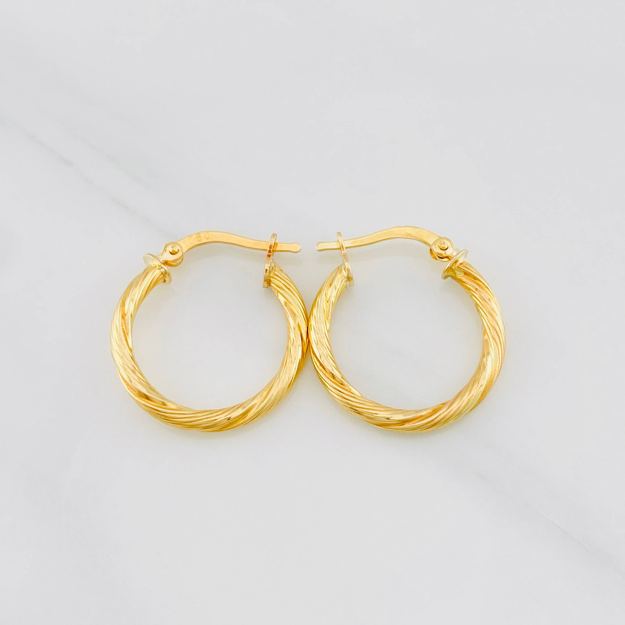 Candongas Mary 2g / 3/4 in Oro Amarillo 18K