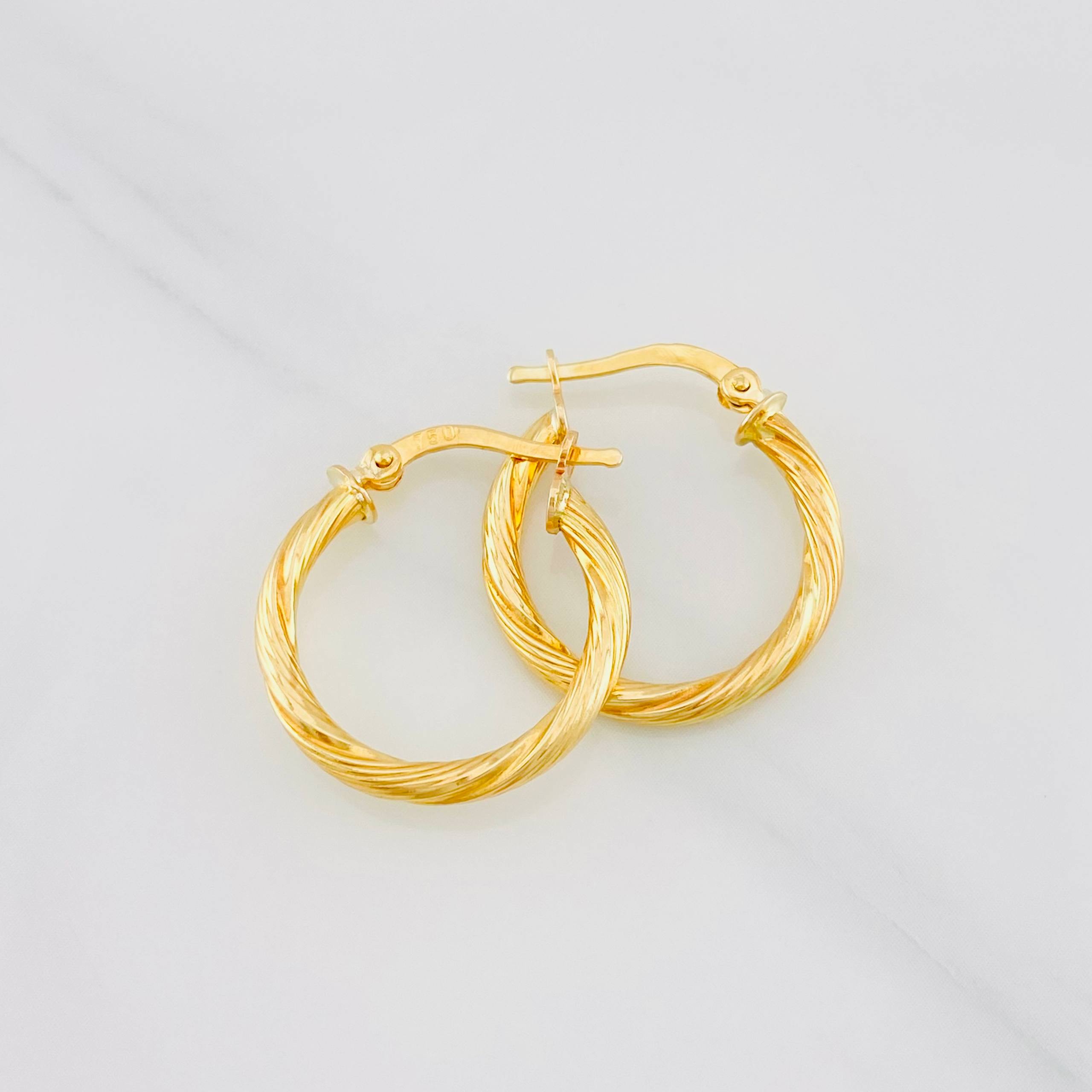 Candongas Mary 2g / 3/4 in Oro Amarillo 18K