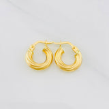 Candongas Mary 1.3g / 1/2 in Oro Amarillo 18K