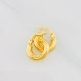 Candongas Mary 1.3g / 1/2 in Oro Amarillo 18K