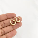 Candongas Mary 1.3g / 1/2 in Oro Amarillo 18K