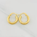 Candongas Niky 1.9g / 3/4 in Oro Amarillo 18K