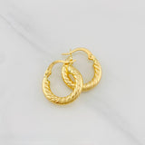 Candongas Niky 1.9g / 3/4 in Oro Amarillo 18K