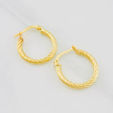Candongas Niky 1.85g / 3/4 in Oro Amarillo 18K