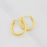 Candongas Niky 1.85g / 3/4 in Oro Amarillo 18K