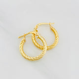 Candongas Niky 1.95g / 3/4 in Oro Amarillo 18K