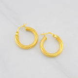 Candongas Mary 1.9g / 3/4 in Oro Amarillo 18K