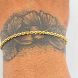 Pulso Lazo 2.9gr / 7 1/2 in / 2.8mm Oro Amarillo +3 18K &