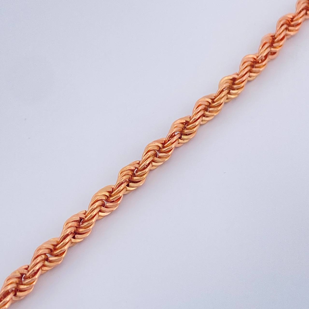 Pulso Lazo 2.8gr / 7 1/2 in / 3mm Oro Rosa +3 18K &