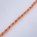 Pulso Lazo 2.8gr / 7 1/2 in / 3mm Oro Rosa +3 18K &