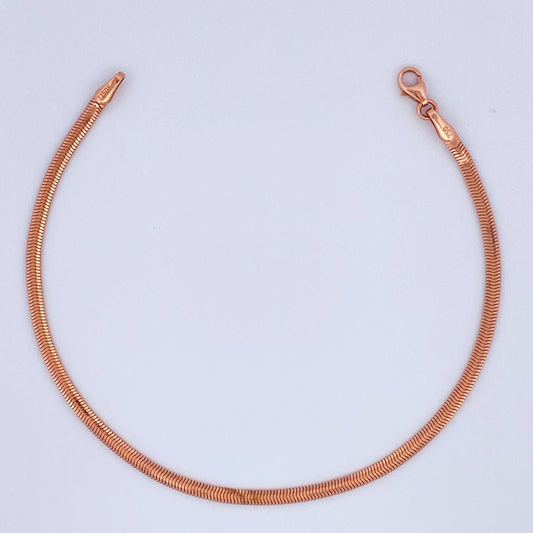Pulso Serpiente 3.2gr / 7 in / 2mm Oro Amarillo +3 18K &