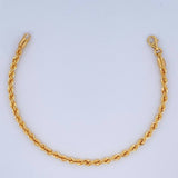 Pulso Lazo 2gr / 7 1/2 in / 2.6mm Oro Amarillo +3 18K &