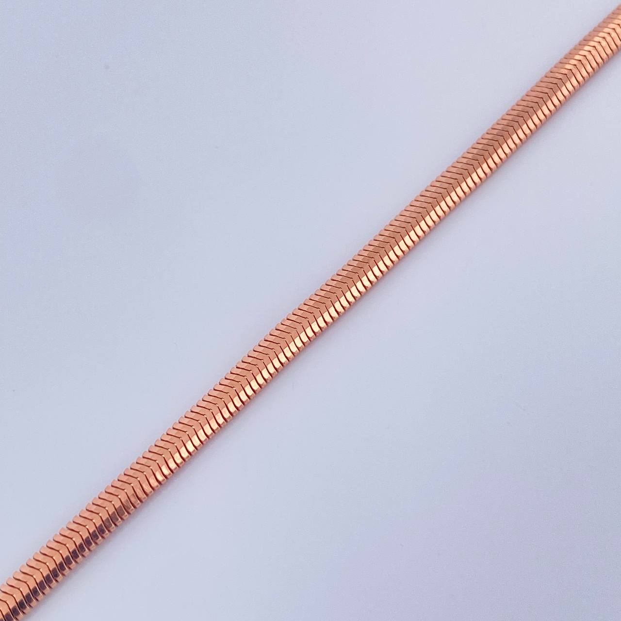 Pulso Serpiente 3.2gr / 7 in / 2mm Oro Amarillo +3 18K &