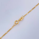 Cadena Figaro 1.1gr / 19 1/2 in / 0.9mm Oro Amarillo +1 18K &