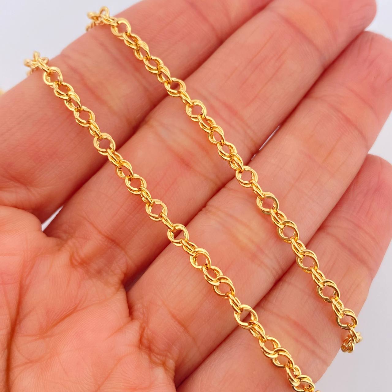 Cadena Roll-On 4.05gr / 19 3/4 in / 3mm Oro Amarillo +3 18K &