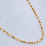 Cadena Veneciana 15.1gr / 23 1/2 in / 1.9mm Dos Oros Amarillo Blanco +3 18K &