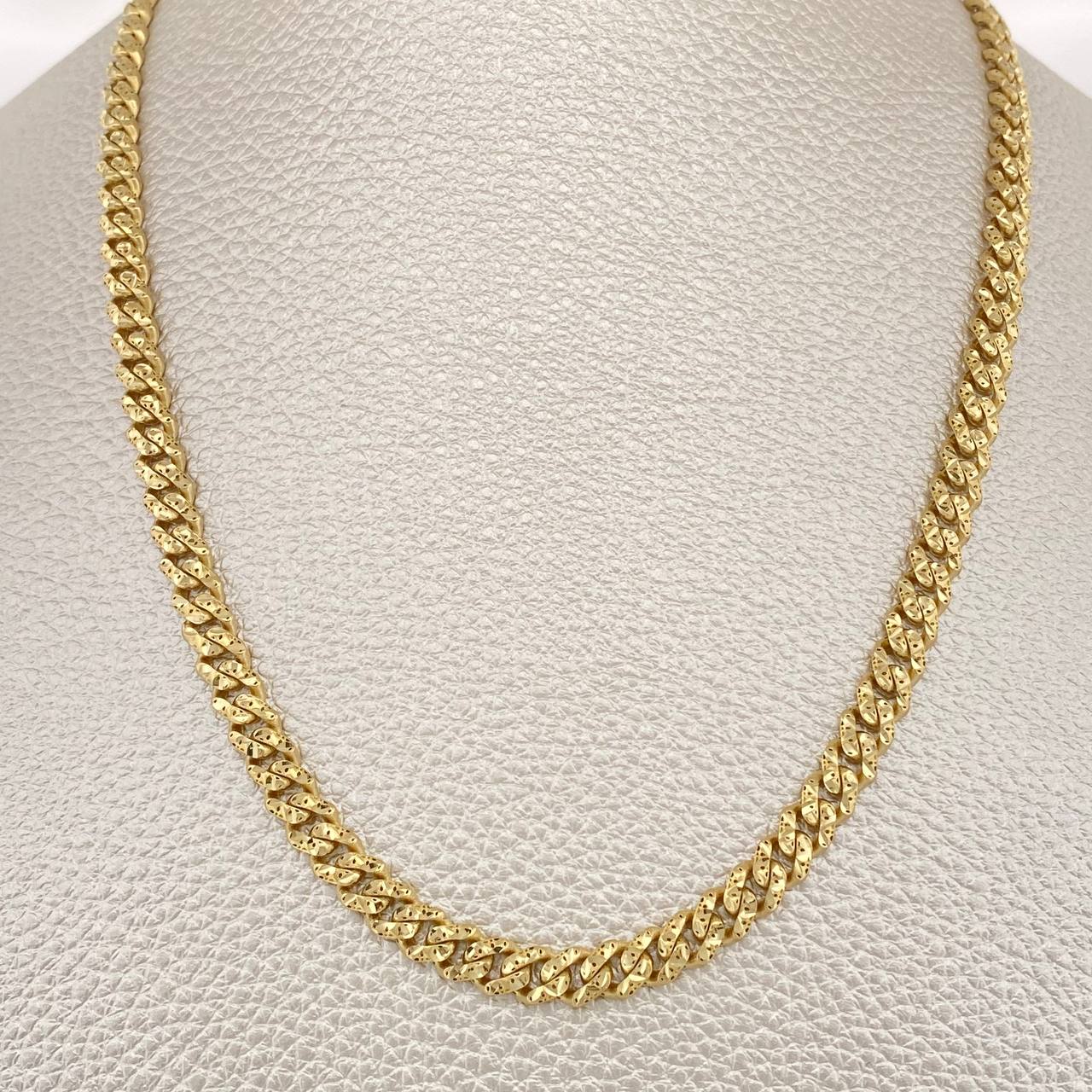 Cadena Cubana Monaco 19.85gr / 23 3/4 in / 4.8mm Oro Amarillo +4 18K $