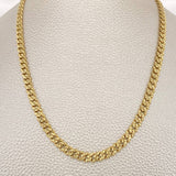 Cadena Cubano Monaco 19.65gr / 24 in / 4.7mm Oro Amarillo +4 18K &