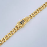 Cadena Cubano Monaco 19.65gr / 24 in / 4.7mm Oro Amarillo +4 18K &