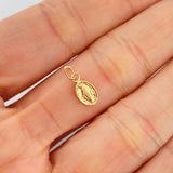 Dije Virgen Milagrosa 0.25gr / 1/2 in / Oro Amarillo 18K &