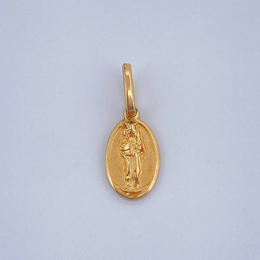Dije Virgen del Carmen 0.8gr / 3/4 in / Oro Amarillo 18K &