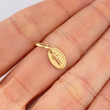 Dije Virgen del Carmen 0.8gr / 3/4 in / Oro Amarillo 18K &