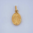 Dije Vigen Milagrosa 0.4gr / 1/2 in / Oro Amarillo 18K &