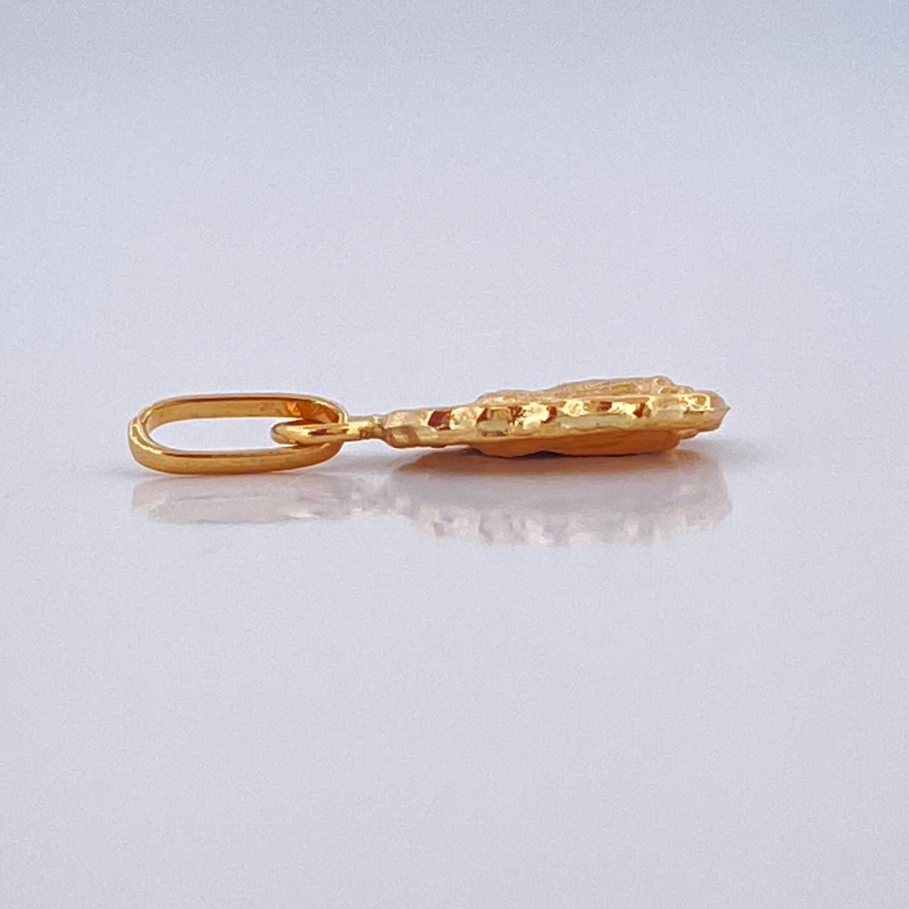 Dije Virgen Guadalupe 0.25gr / 1/2 in / Oro Amarillo 18K &