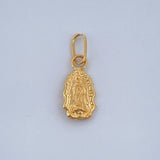 Dije Virgen Guadalupe 0.25gr / 1/2 in / Oro Amarillo 18K &