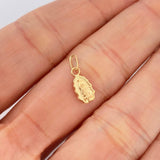 Dije Virgen Guadalupe 0.25gr / 1/2 in / Oro Amarillo 18K &