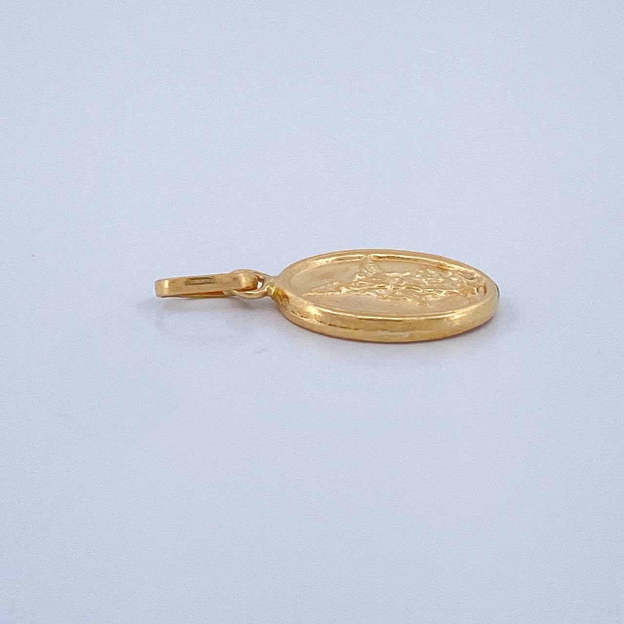 Dije San Miguel Arcangel 0.55gr / 3/4 in / Oro Amarillo 18K &