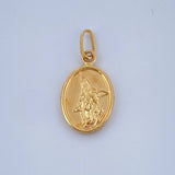 Dije San Miguel Arcangel 0.55gr / 3/4 in / Oro Amarillo 18K &