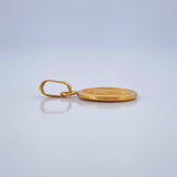 Dije Vigen Milagrosa 0.5gr / 3/4 in / Oro Amarillo 18K &